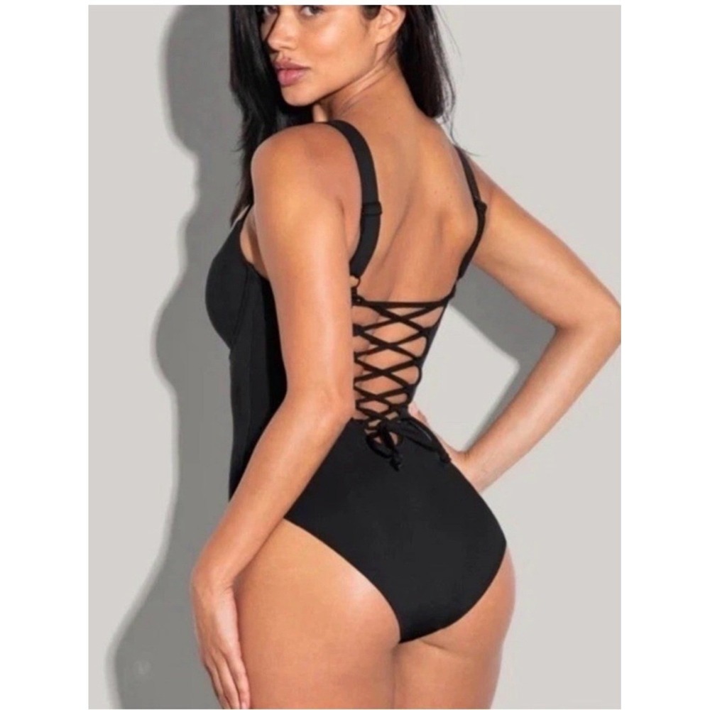 TA3 Black Lifty Swimsuit Large D/DD New short - Picture 4 of 8